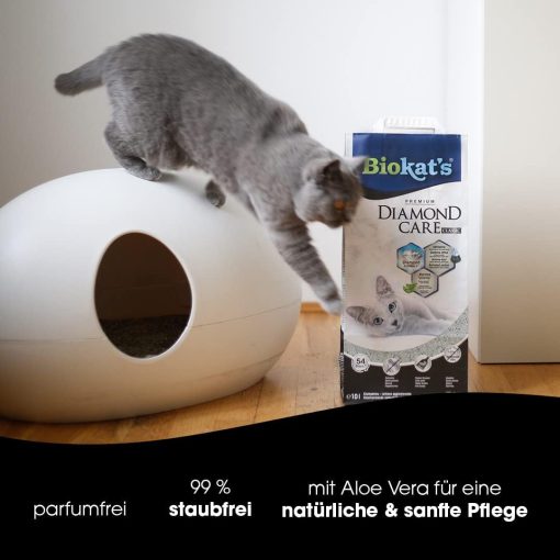 Biokat's Premium Katzenstreu ohne Duft mit Aktivkohle und Aloe Vera – 1 Beutel - Image 2