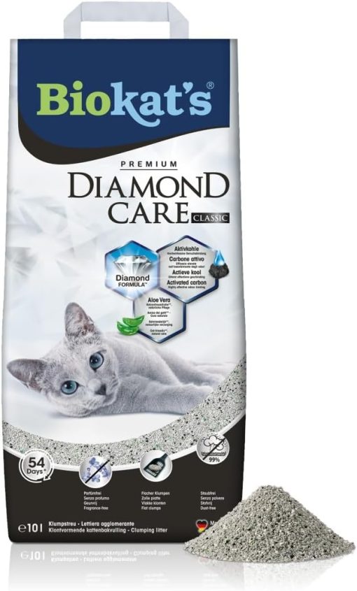 Biokat's Premium Katzenstreu ohne Duft mit Aktivkohle und Aloe Vera – 1 Beutel - Image 3
