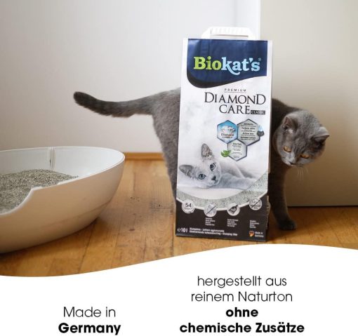 Biokat's Premium Katzenstreu ohne Duft mit Aktivkohle und Aloe Vera – 1 Beutel