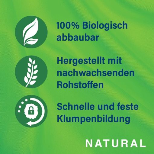 Catsan Klumpstreu Natur – Nachhaltige Sauberkeit für Ihre Katze, 1 x 8 L - Image 4