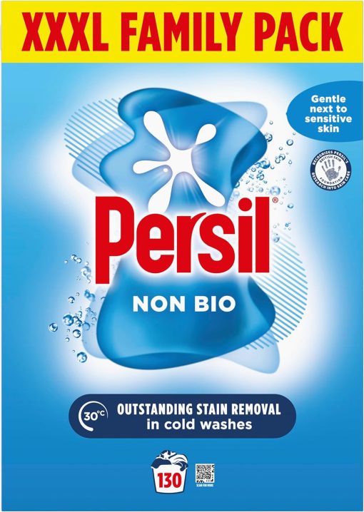 Persil Non-Bio 6.5kg – Skin-Friendly, Powerful Stain Removal, 130 Washes